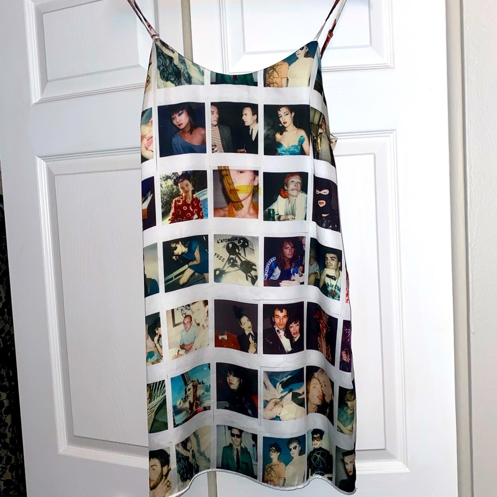 Funky photograph dress
